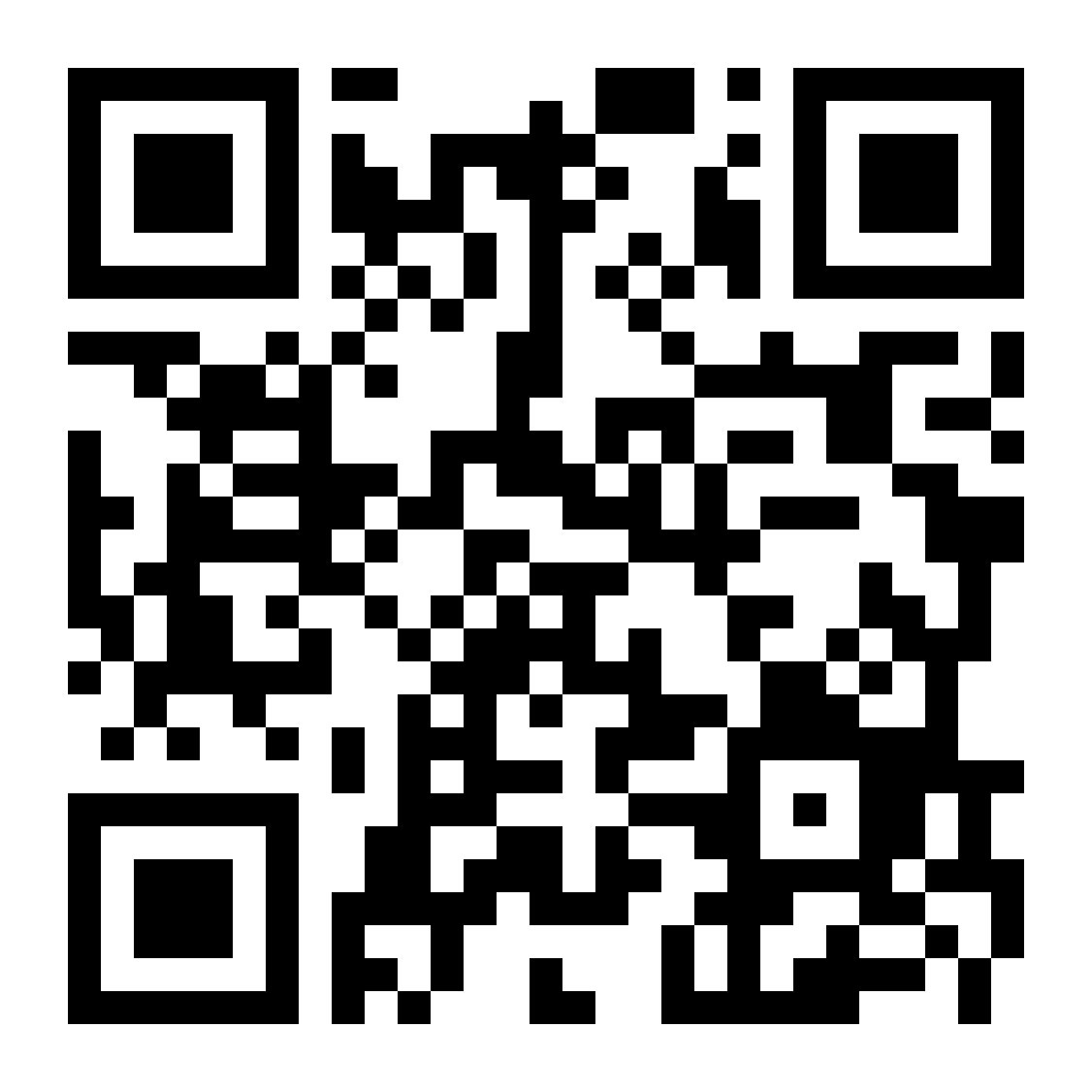 QR-kode til tilmelding i CYKOM-appen